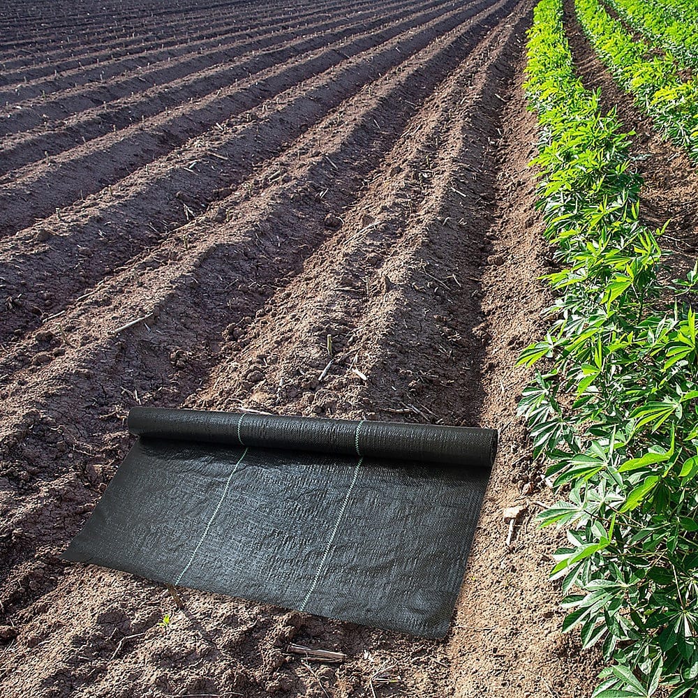 Heavy Duty Weed Control Pp Woven Fabric, 0.92M X 20M with Gardening Accessories