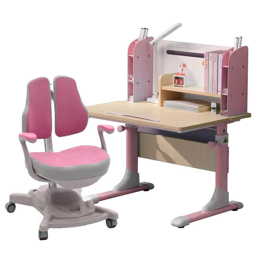 Height Adjustable Children Kids Ergonomic Study Desk Chair Set 80Cm Blue Au