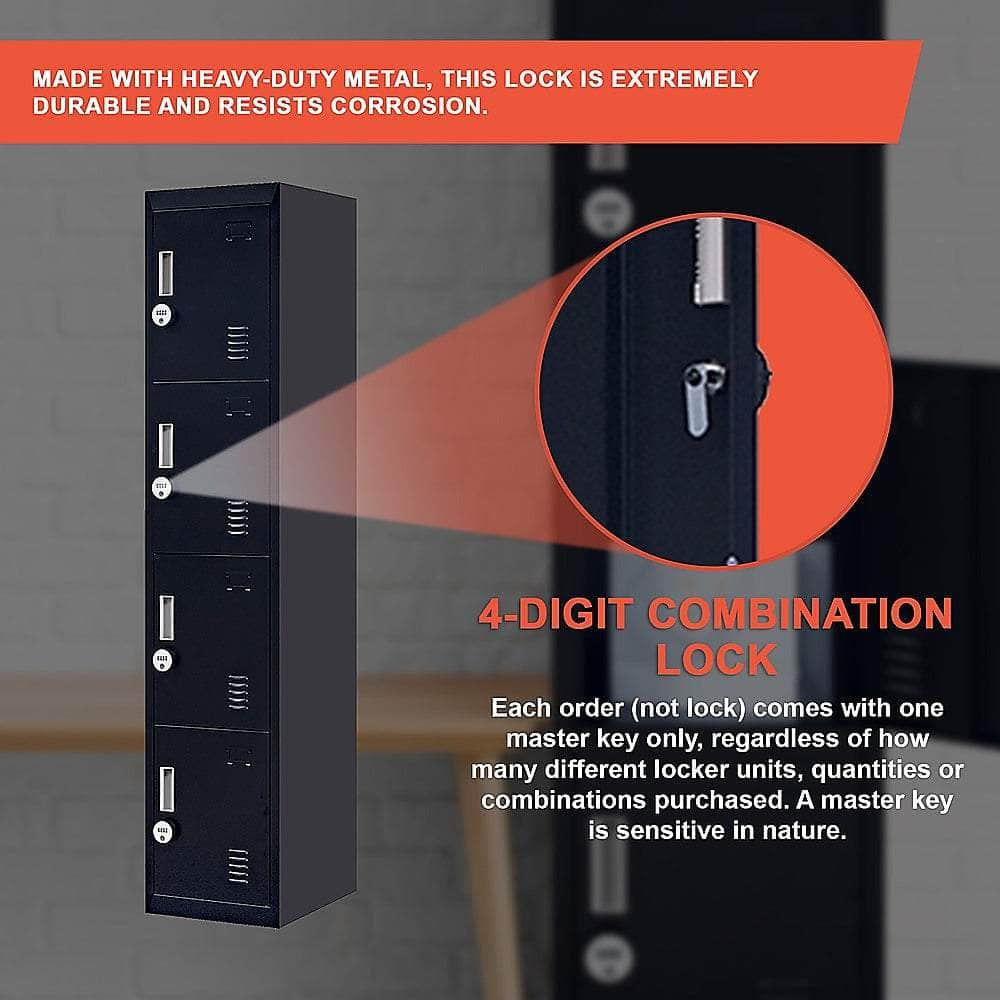 Hexa-Compartment Locker Efficient Organization For All Needs