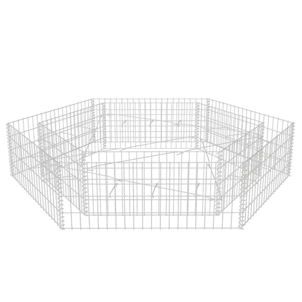 Hexagonal Gabion Planter XXL