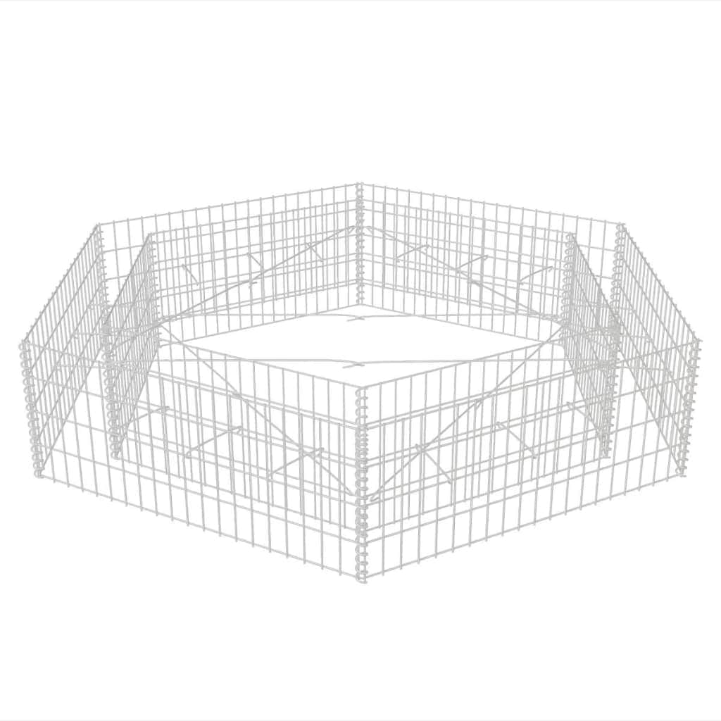 Hexagonal Gabion Planter XXL