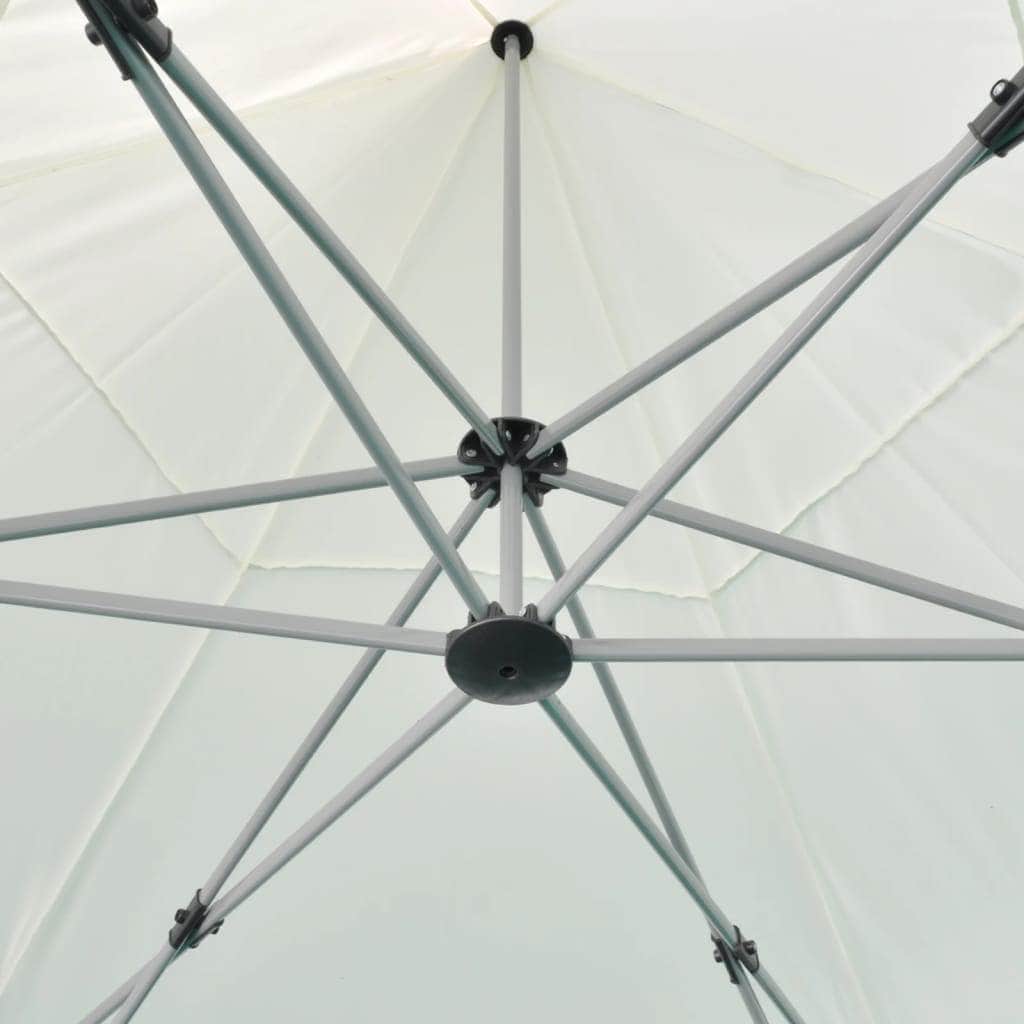 Hexagonal Pop-Up Foldable Marquee Cream White