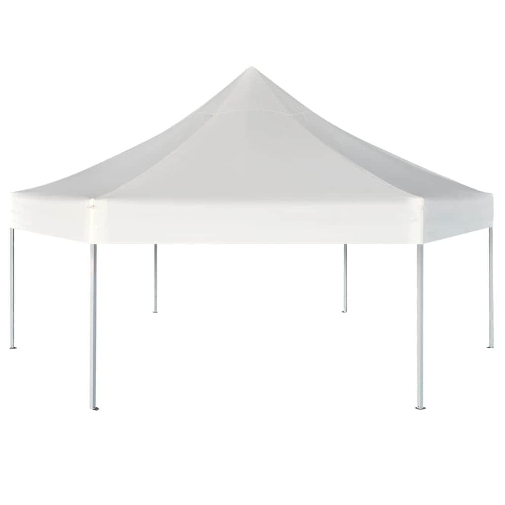 Hexagonal Pop-Up Foldable Marquee Cream White