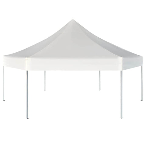 Hexagonal Pop-Up Foldable Marquee Cream White