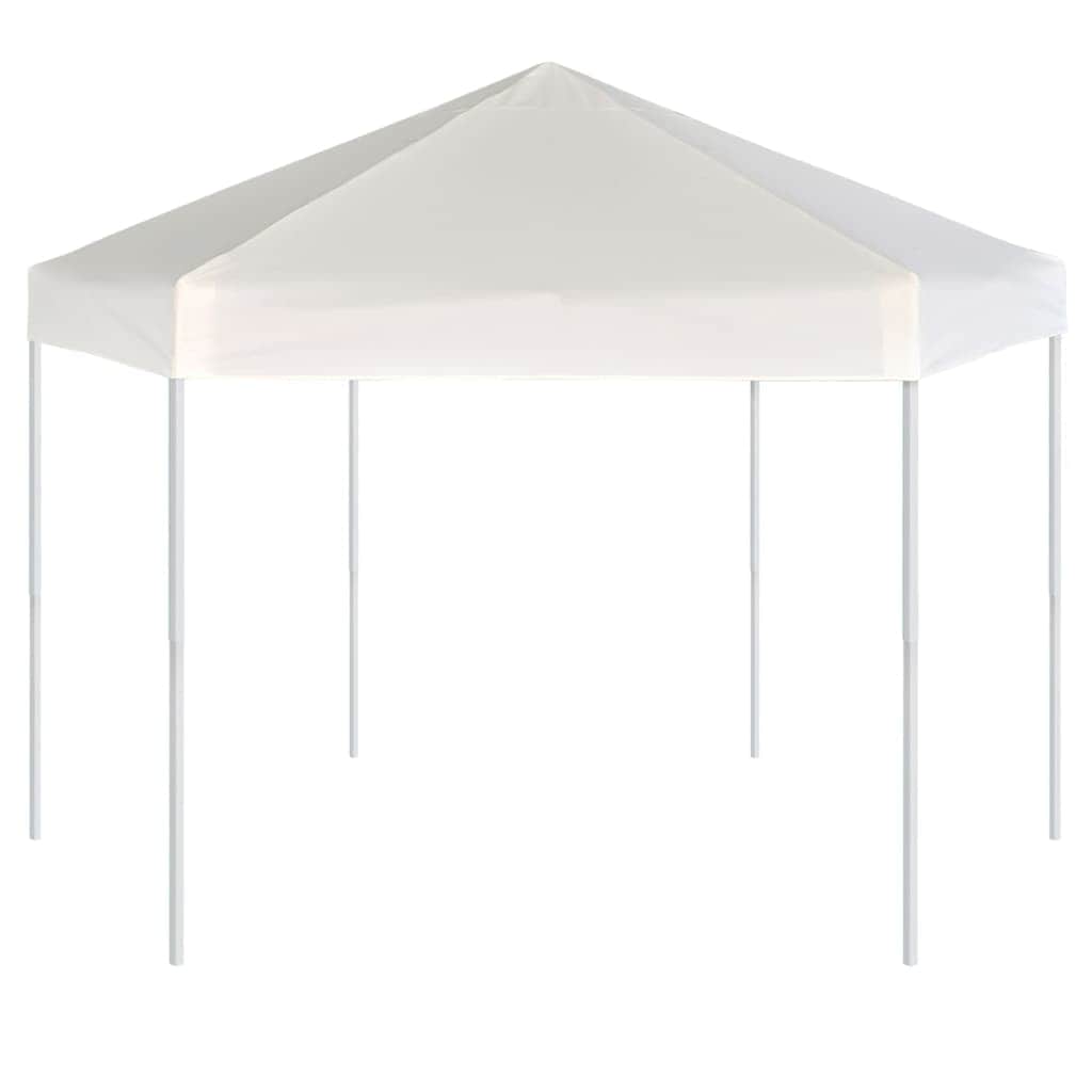 Hexagonal Pop - Up Marquee with 6 Sidewalls Cream White - Simple deals