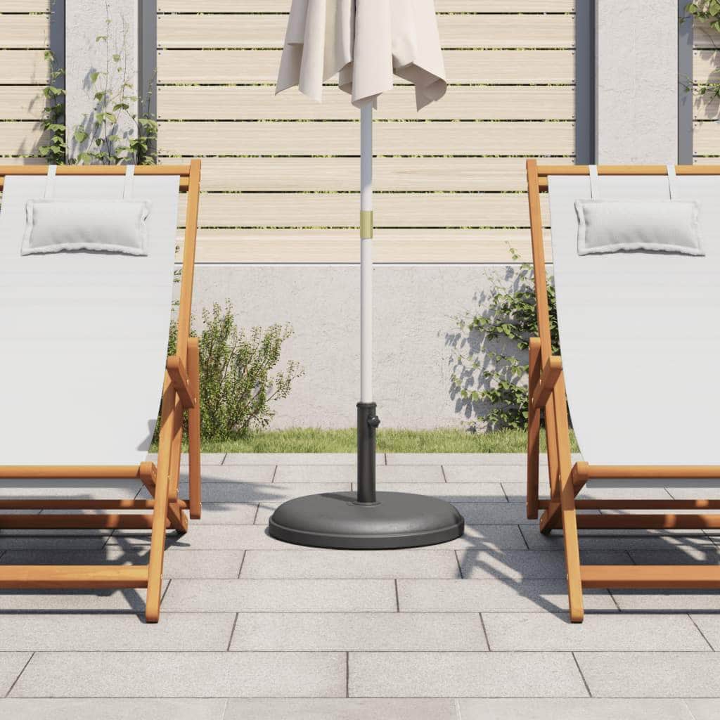 Outdoor Umbrella Bases - High-Quality 25 kg Round Parasol Base