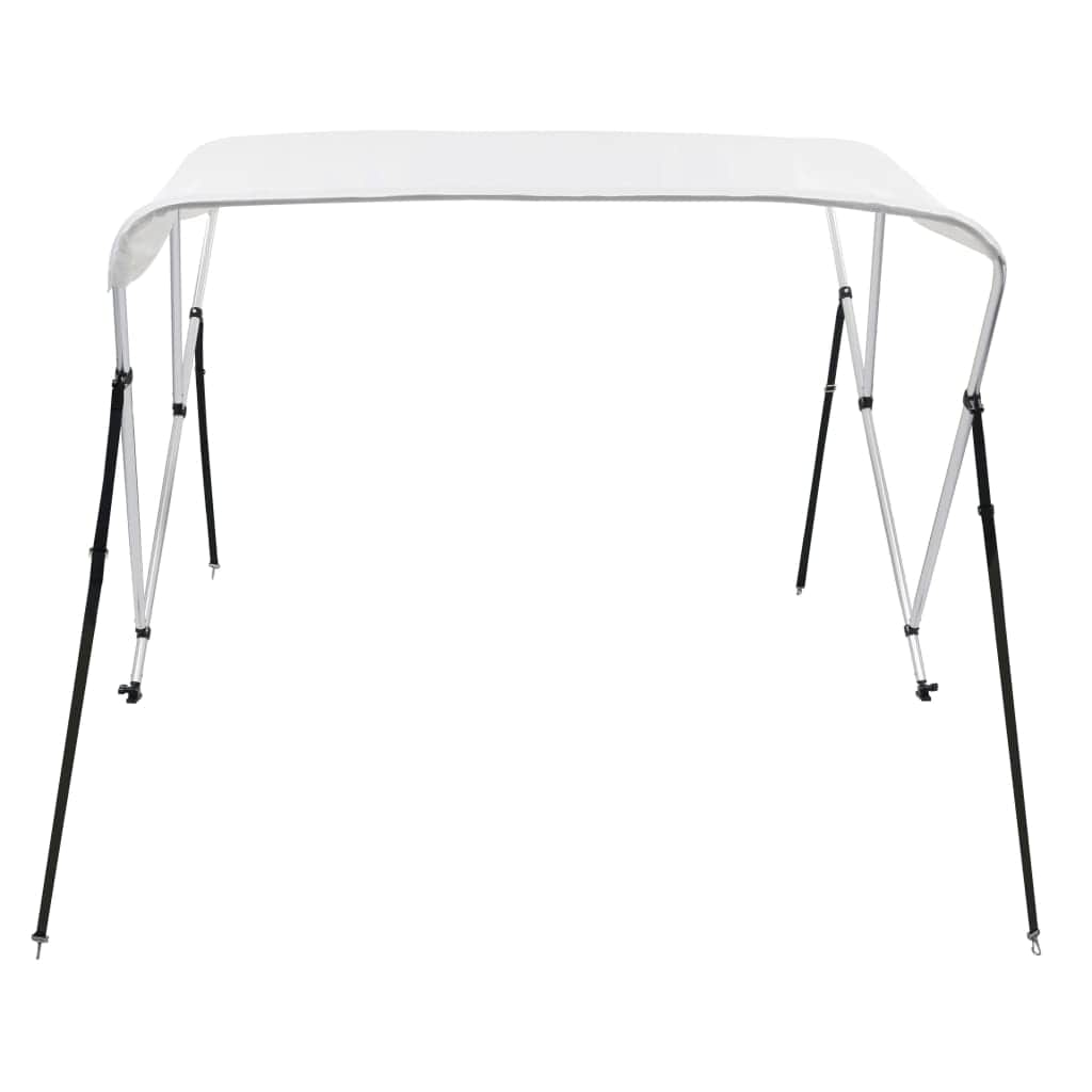 Boat Storage Covers - High Quality 3 Bow Bimini Top White