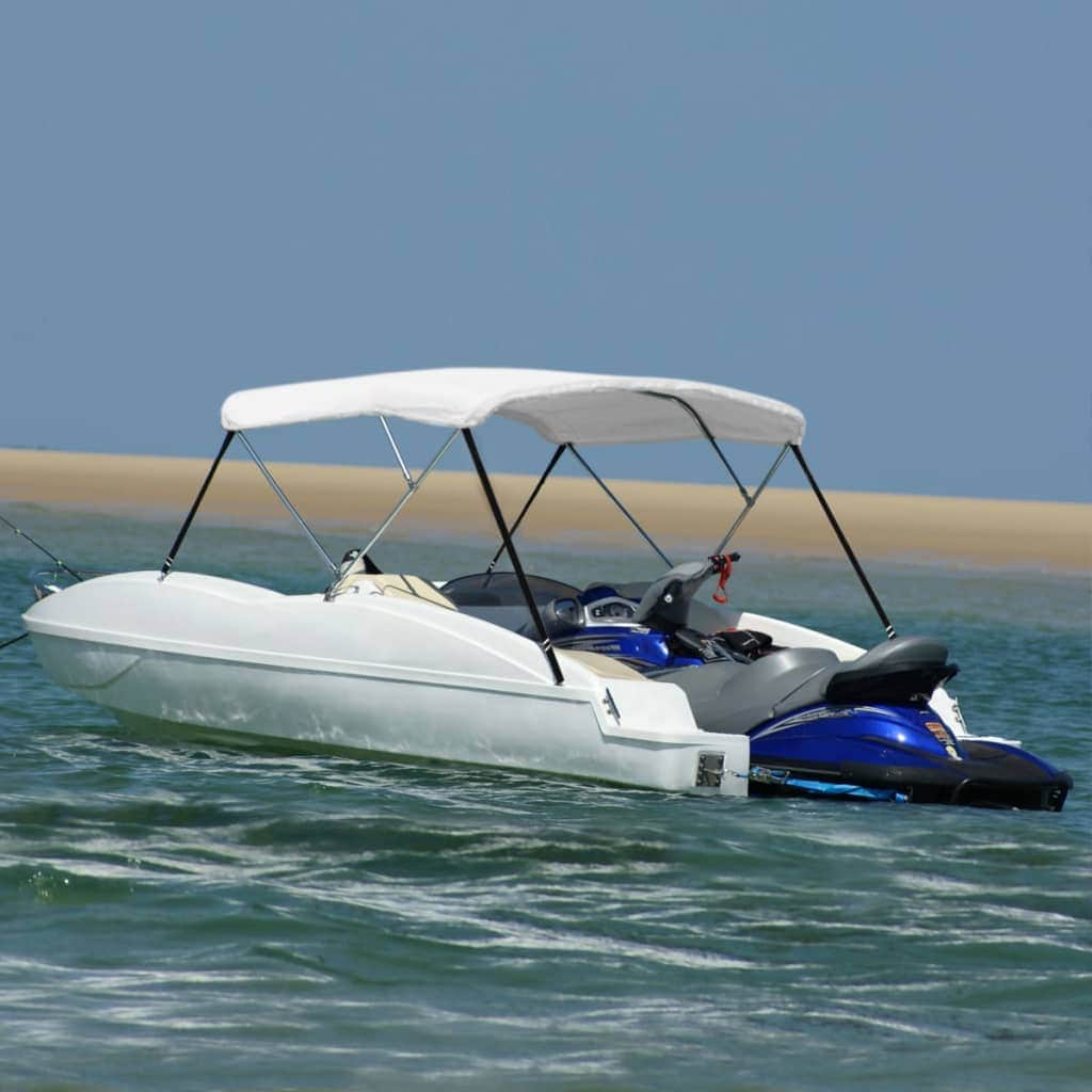 High Quality 3 Bow Bimini Top White