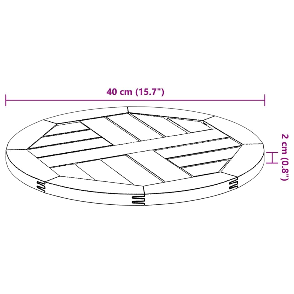 High-Quality Table Top Replacement Board Furniture Desktop Octagonal - Solid Wood Acacia, Stylish