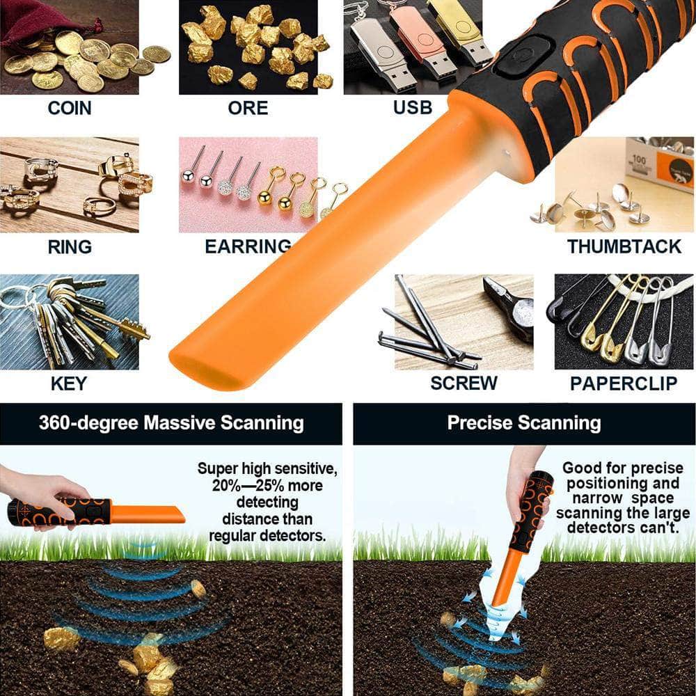 High-Sensitivity Underwater Metal Detector - IP68 Waterproof