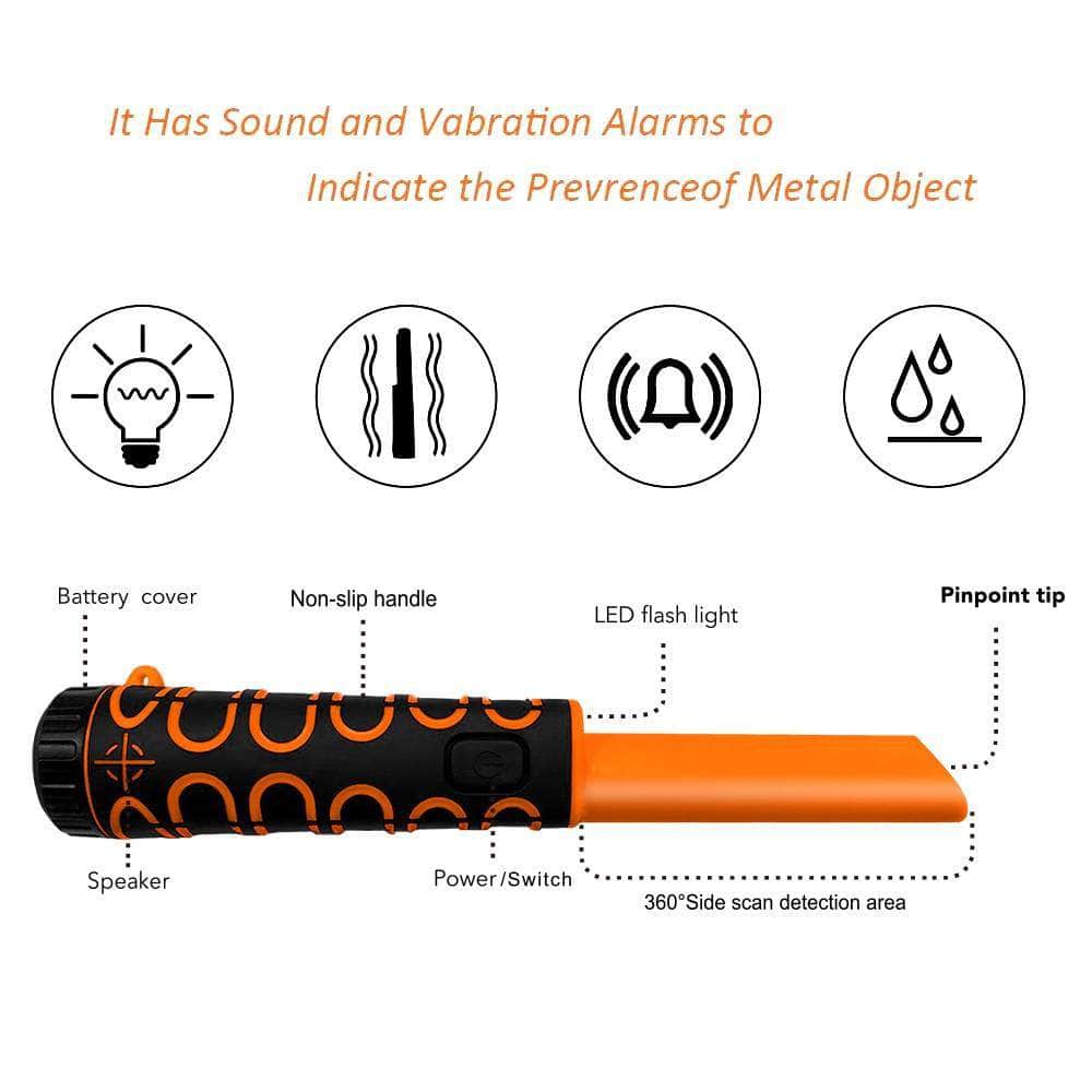 High-Sensitivity Underwater Metal Detector - IP68 Waterproof