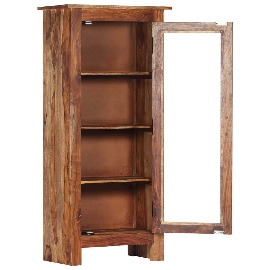 Highboard Cabinet Solid Sheesham Wood
