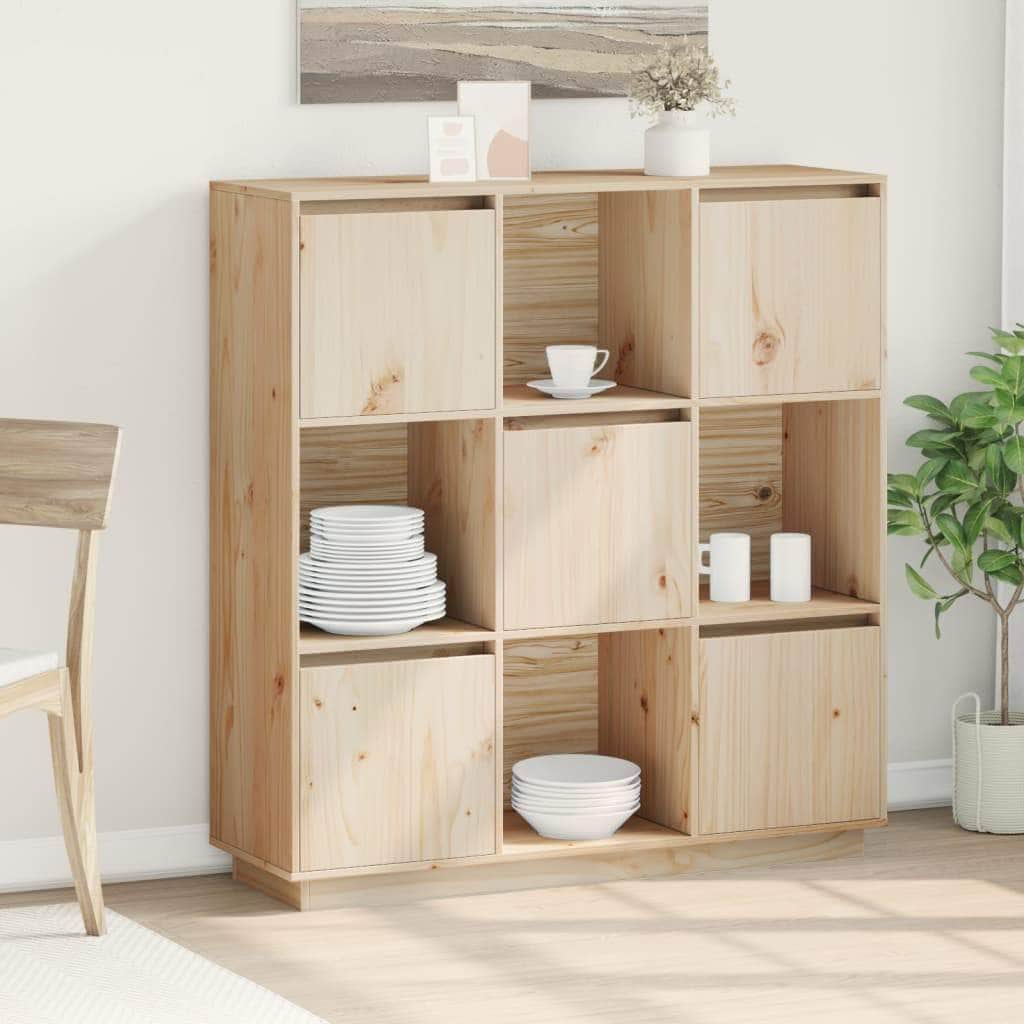 Highboard Solid Wood Pine