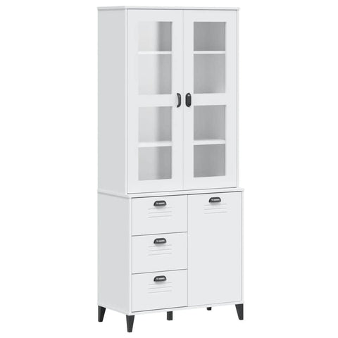 Highboard VIKEN White  Solid Wood Pine