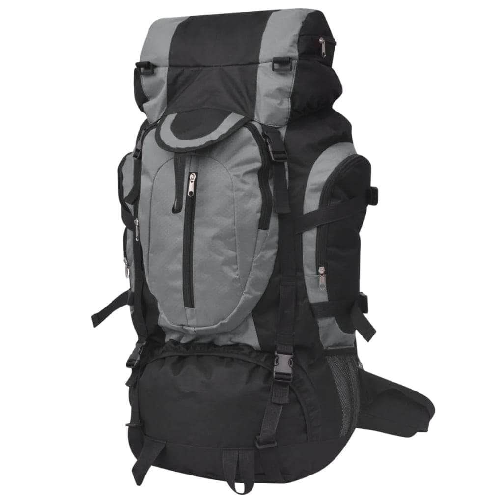 Hiking Backpack Black and Grey