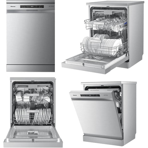 Hisense 15-Place Setting Freestanding Dishwasher (Stainless Steel)