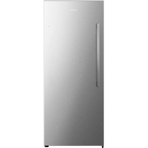 Hisense 384L Single Door Fridge or Freezer (Brushed Steel)