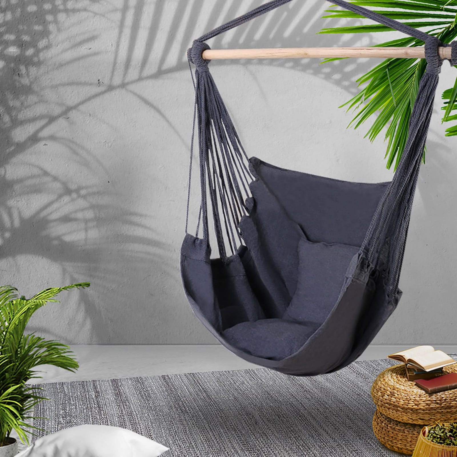 Hammock Swing Chair - Grey - Hammocks & Accessories