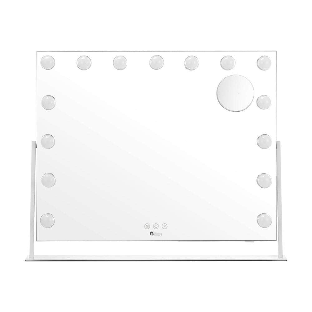 Hollywood Makeup Mirrors LED Lights Bluetooth Rotation Vanity 58x46cm