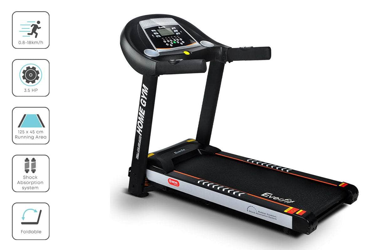 Home Electric Treadmill - Black