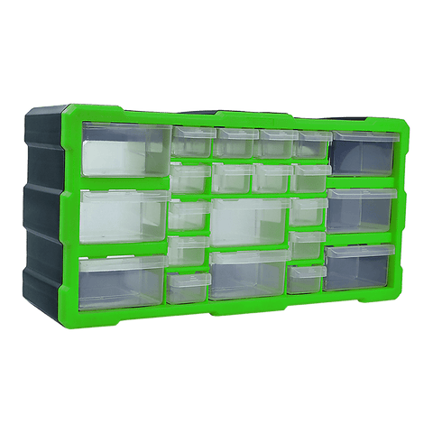 22-Drawer Parts Storage Cabinet - Home Garage Tool Box