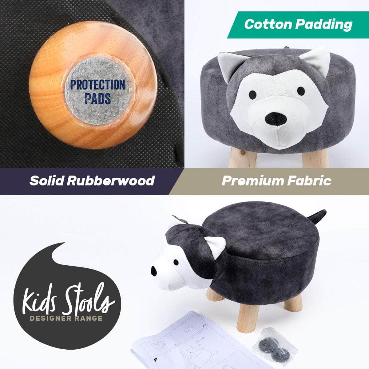 Home Mkids Animal Stool Sheep Dog Character Premium Quality &Amp