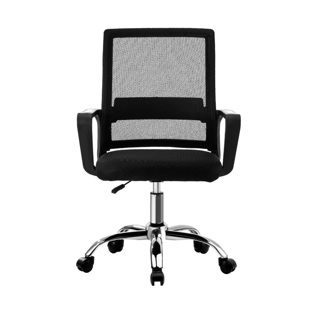 Home Office Desk and Chair Set Computer Table Study Workstation Black White