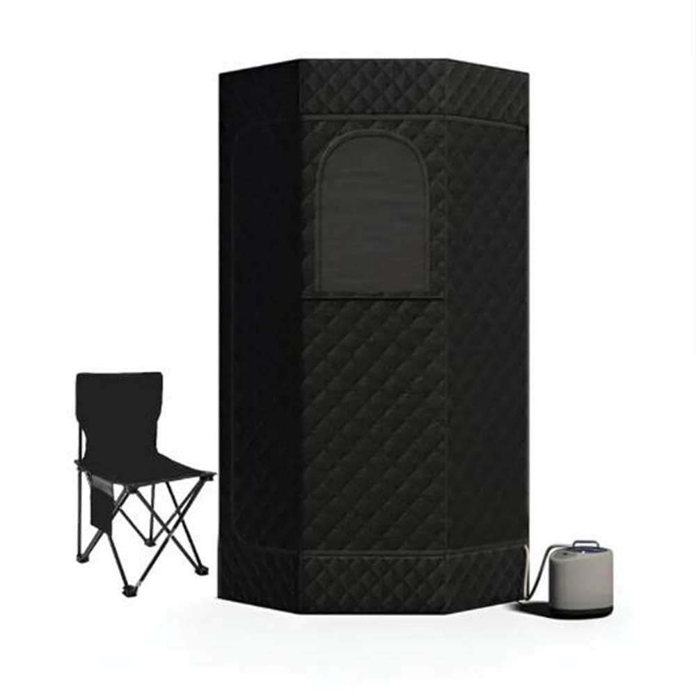 Home Portable Steam Sauna Tent w/Remote Control Foldable Chair Loss Weight AU