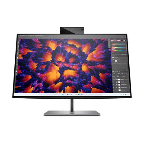 HP 24-Inch QHD IPS Monitor with Webcam, Speakers, and USB-C
