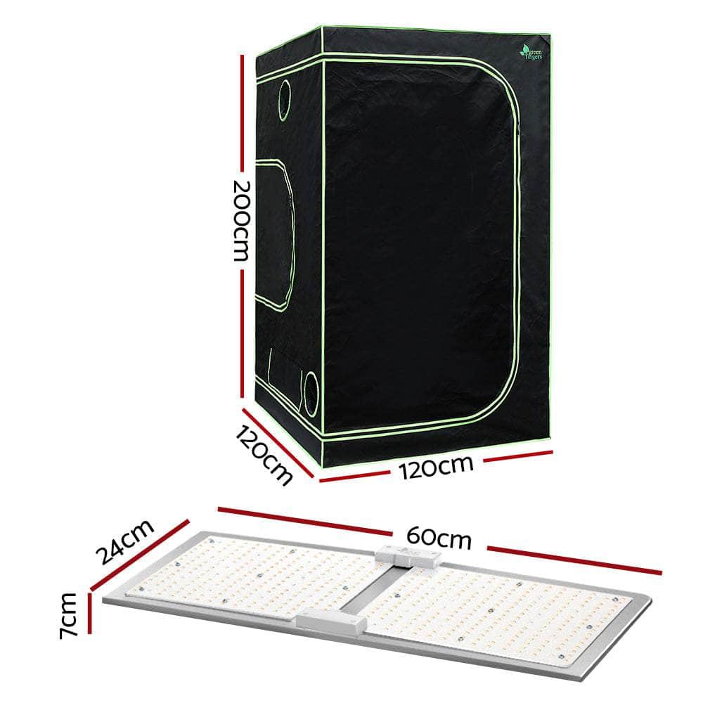 Hydroponic Kit System with LED Grow Light Tent | Greenhouses & Accessories