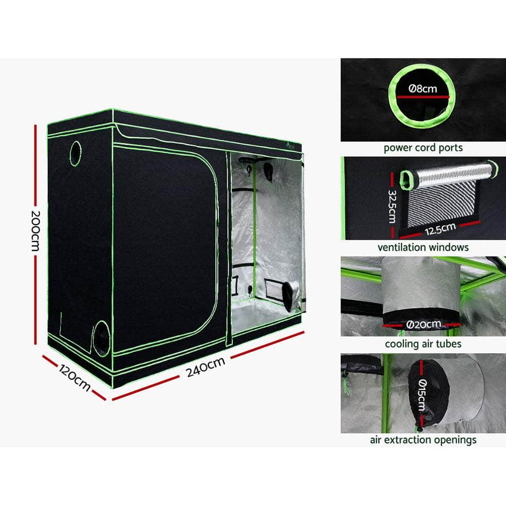 Hydroponic Kit System with LED Grow Light Tent