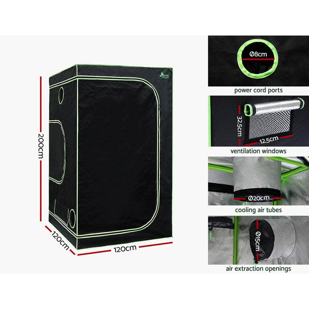 Hydroponic Kit System with LED Grow Light Tent with Greenhouses & Accessories