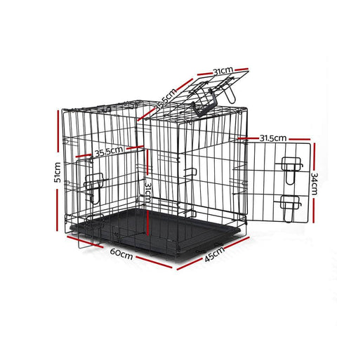 i.Pet 24inch Pet Cage - Black