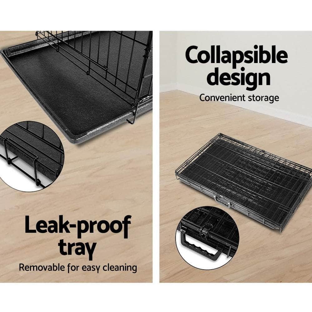 i.Pet 36inch Pet Cage - Black