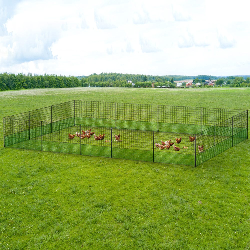 Electric Chicken Fence 50M x 125cm Poultry Netting Electric Garden Fence, 125Cm