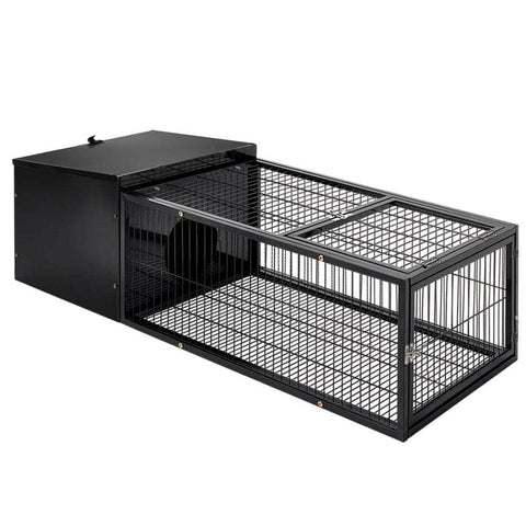 Rabbit Cage 122X52Cm Hutch Enclosure Carrier Metal