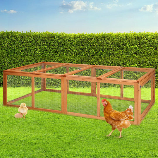 180Cm - Xl Chicken Coop Rabbit Hutch 180Cm Wooden House With Run