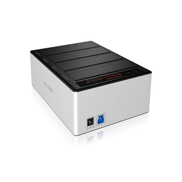 I4 Bay Jbod Docking And Cloning Station With Usb 3.0 For Sata Hard Disks And Ssds