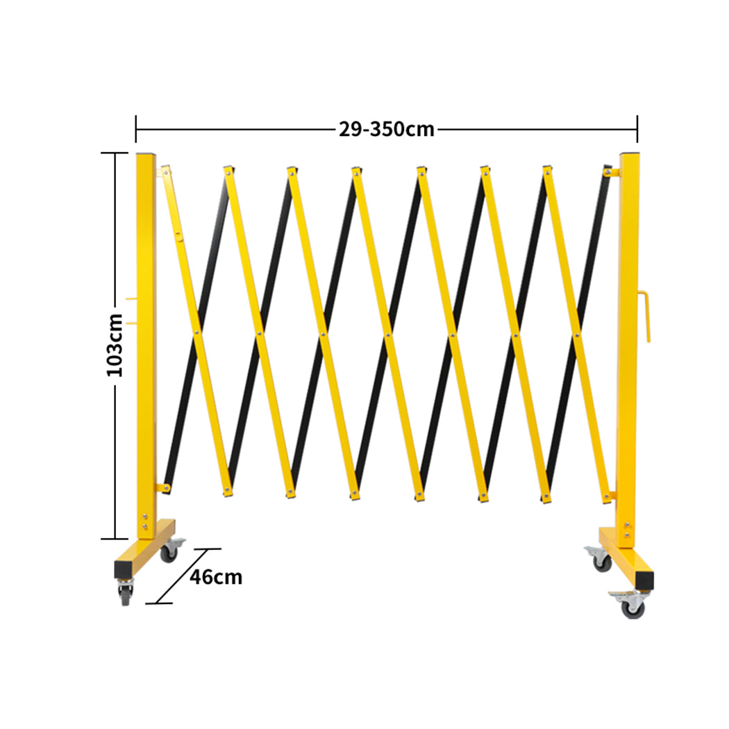 Extendable Garden Gate Mobile Security 11FT | Expandable Portable Safety Barrier