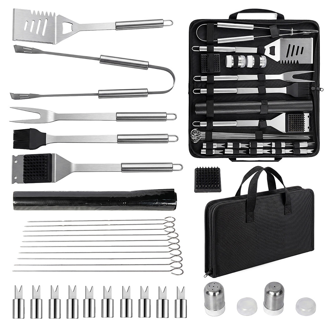 29pc BBQ Tool Set Stainless Steel Grill Kit | Simpledeals