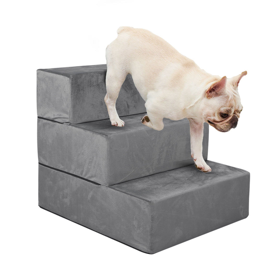 SC2 id - Pet Stairs 3 Steps Portable Adjustable Medium