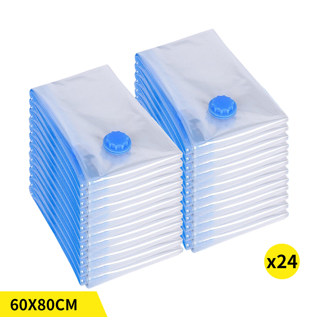 SC2 id - Modern Vacuum Storage Bags Save Space Seal -24PK