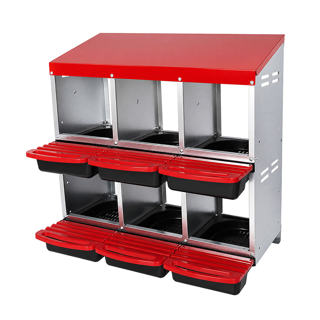 6 Hole Roll Away Chicken Nesting Box | Simpledeals