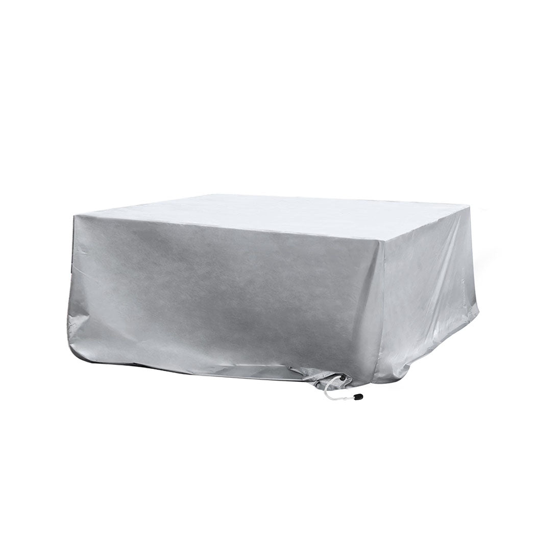20Cm - Ergonomic Outdoor Furniture Cover Waterproof Silver 20cm Extension
