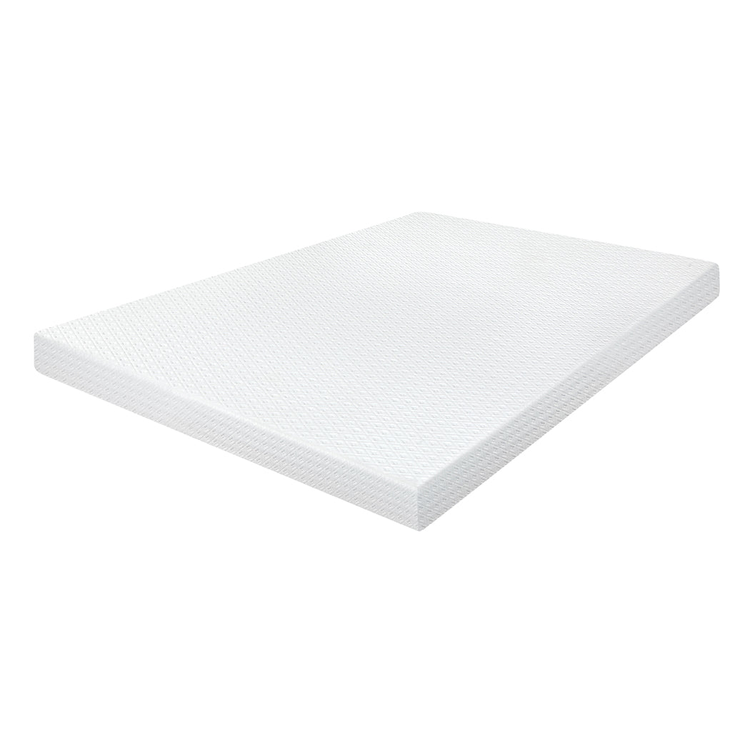 Memory Foam Mattress Topper Dual Layer 203x183x10cm