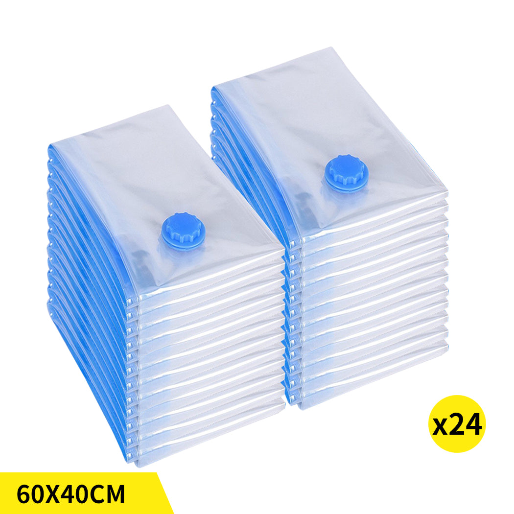 SC2 id - Stylish Vacuum Storage Bags Save Space Seal - 24PK