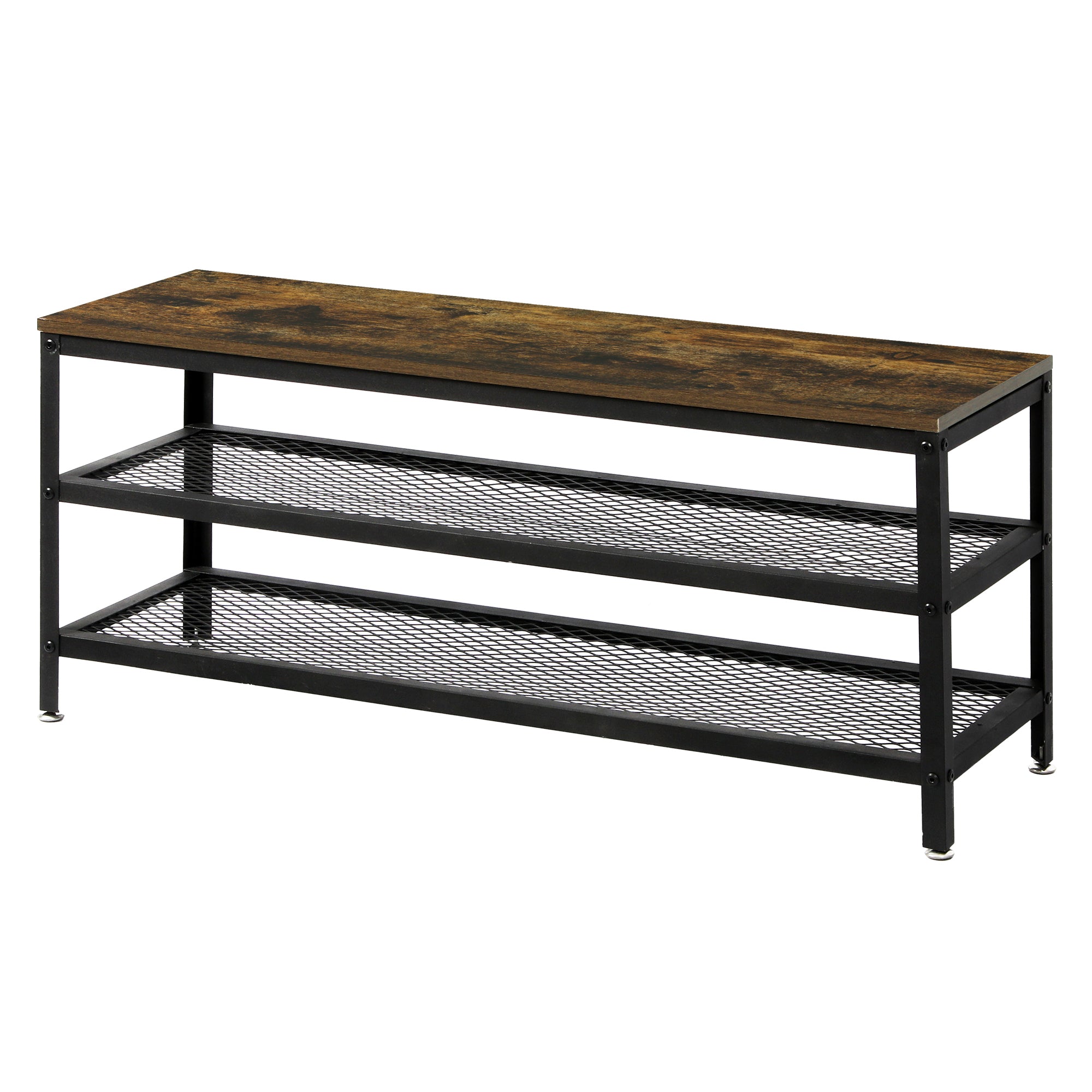 Shoe Rack Bench Brown 73x30x45cm