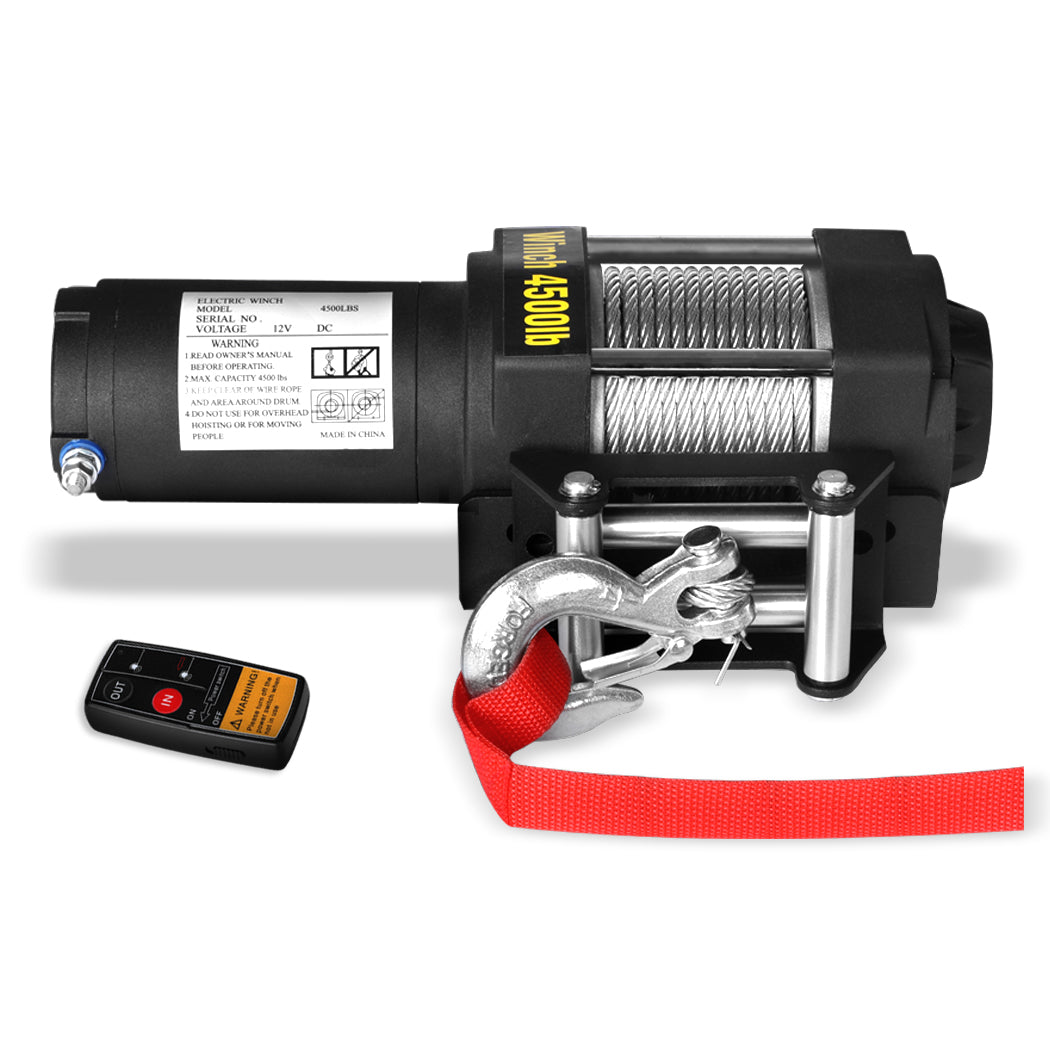 2041Kg - Electric Winch 4500LBS/2041KG 12V Wireless