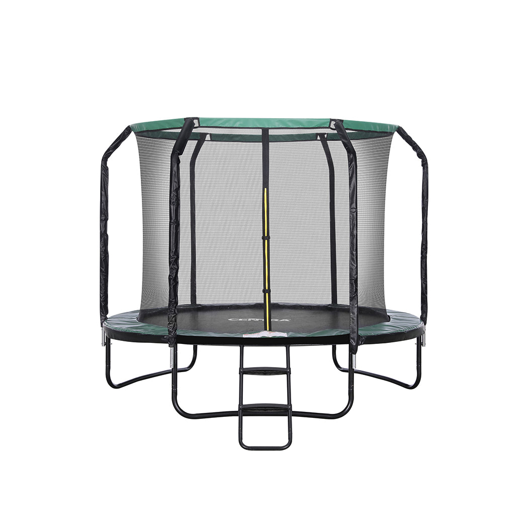Black trampolines 56x35.5cm, side view