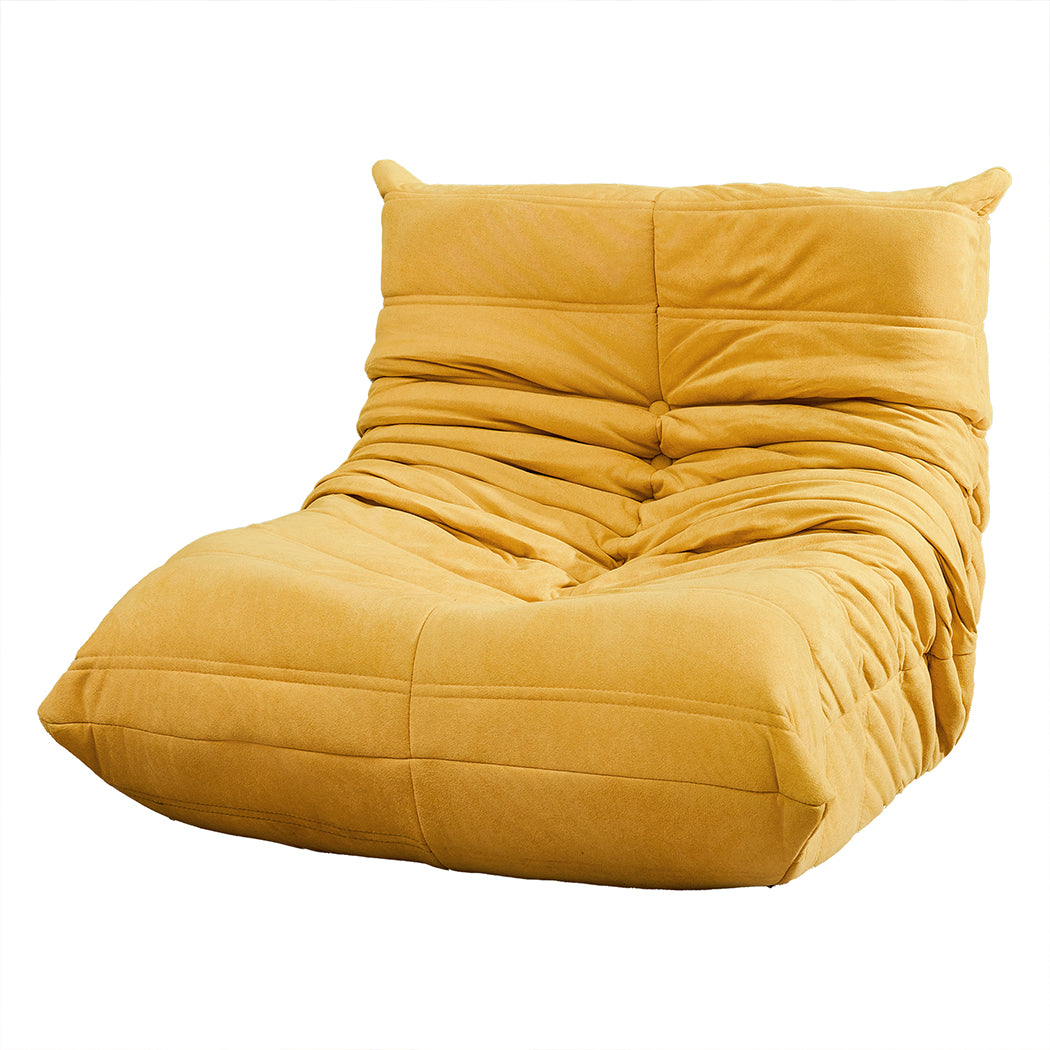 Kids Foam Sofa Chair Yellow 68x74x57cm